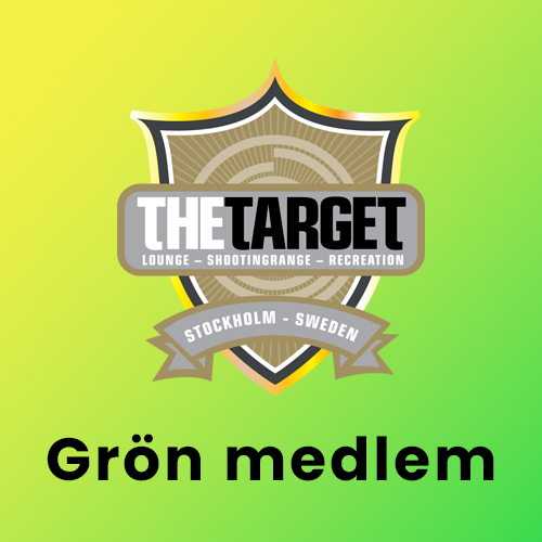 Banhyra pistol/karbin GRÖN medlem eget vapen